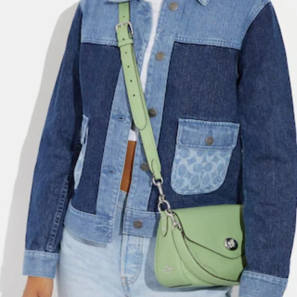 NWT Coach Millie Shoulder Bag Satchel Green - Picture 4 of 7